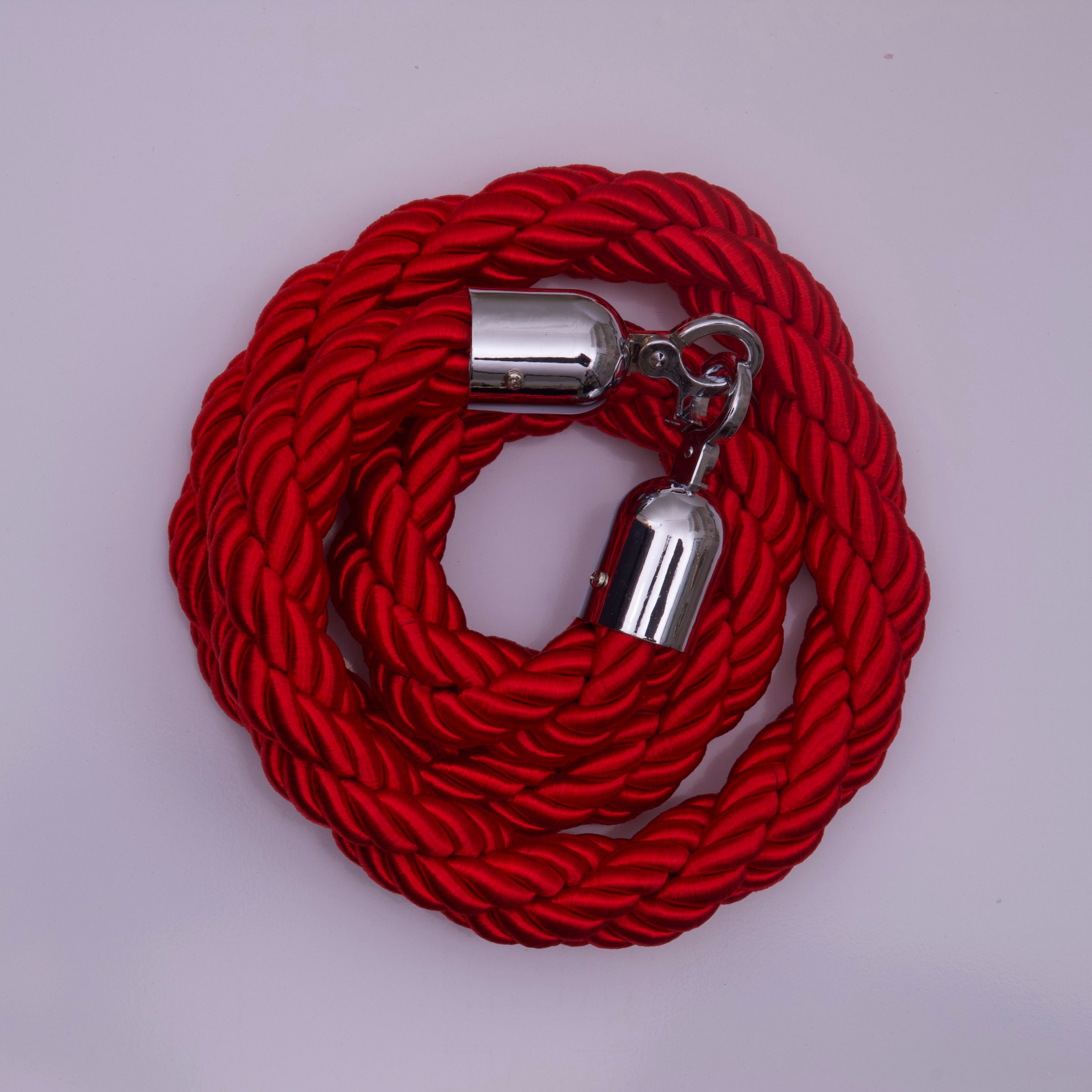 Isla Bollard Rope 30mm Red For Hire – Elysian Event Hire