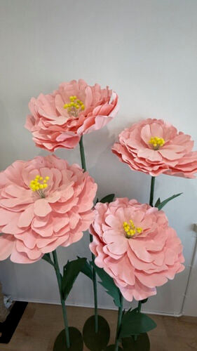 Marigold Large Freestanding Flower - Pink