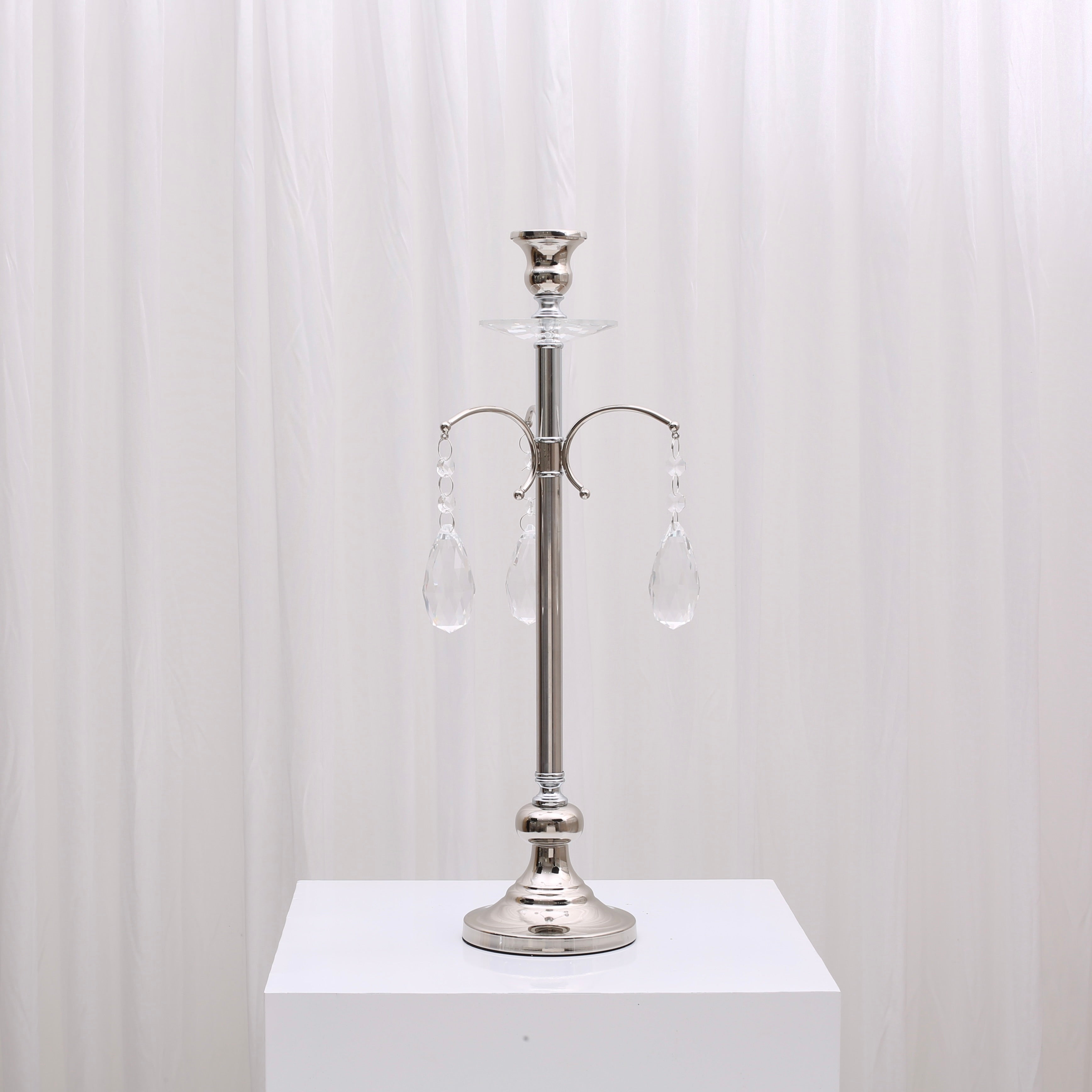 Serena Candlesticks For Hire Medium / Silver