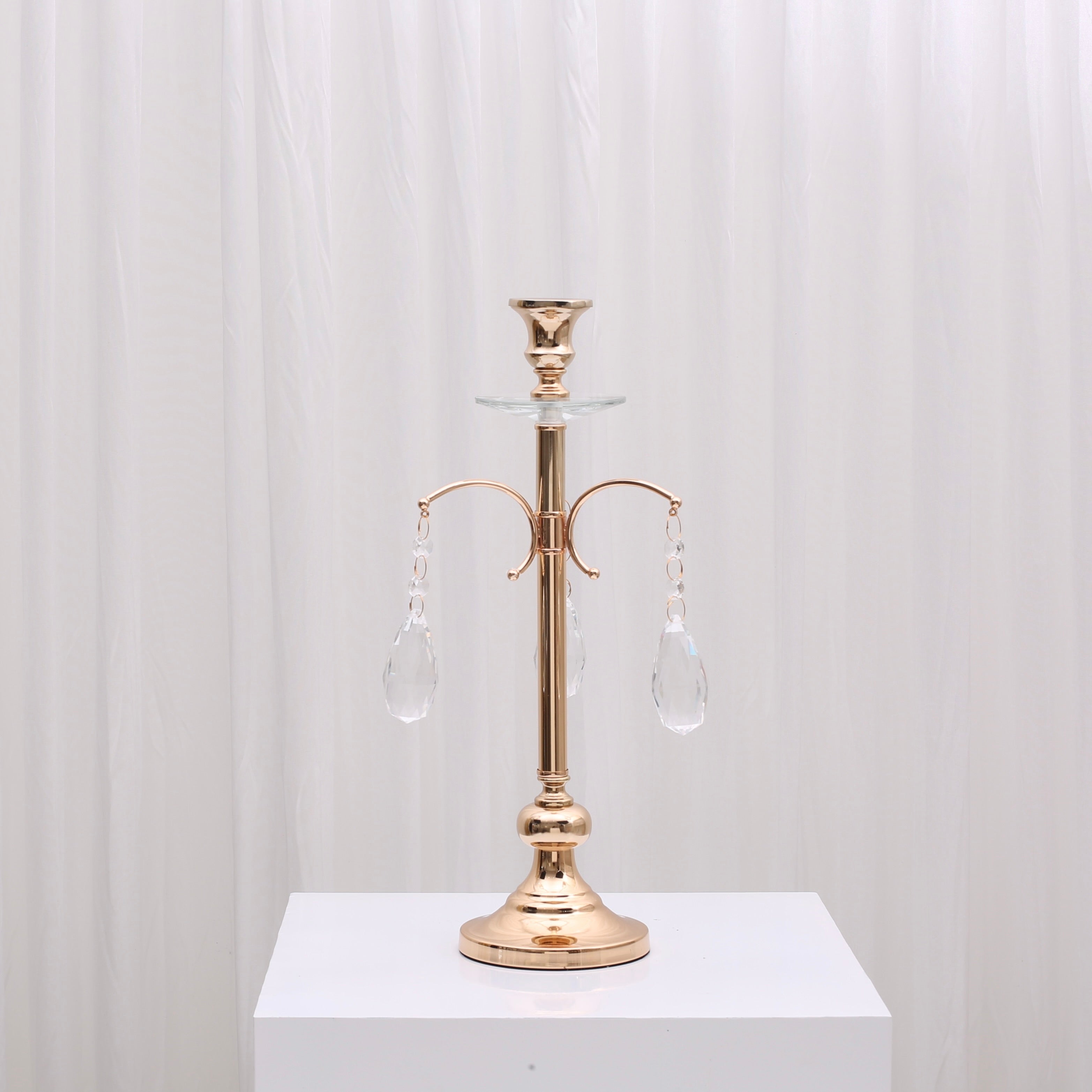 Serena Candlesticks For Hire Small / Gold