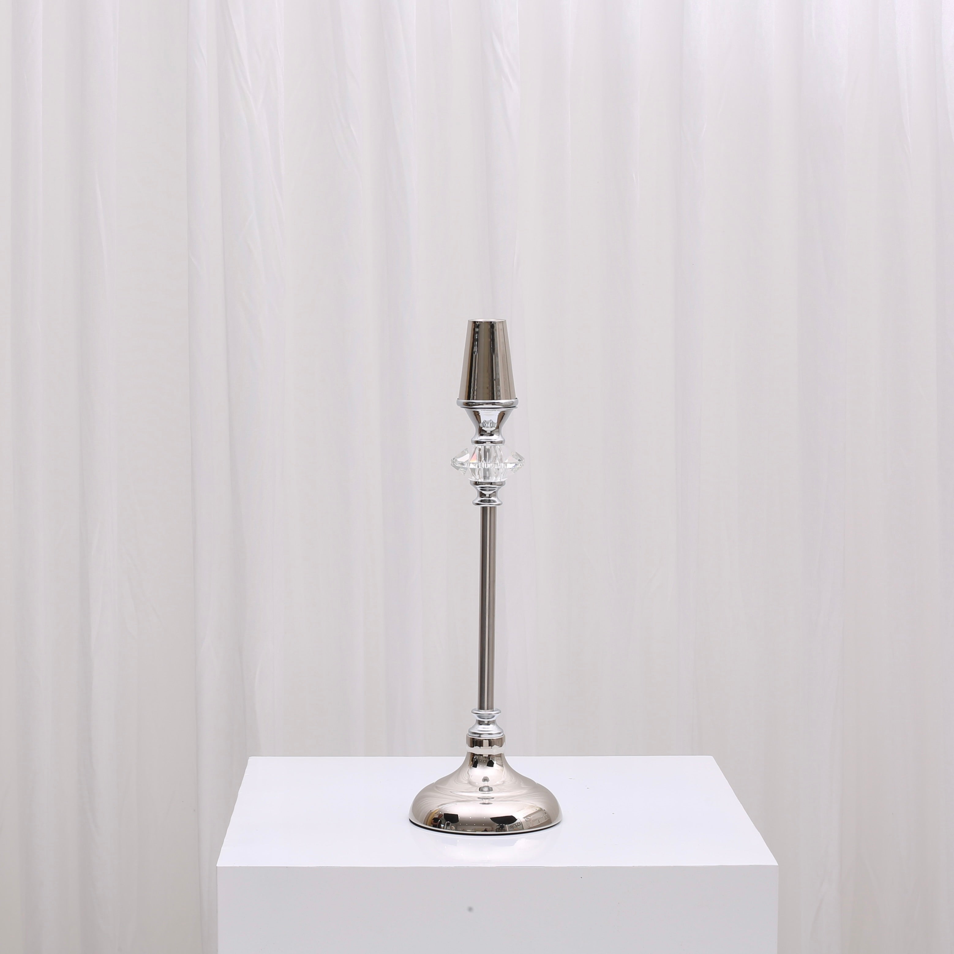Elena Candlesticks For Hire Small/ Silver