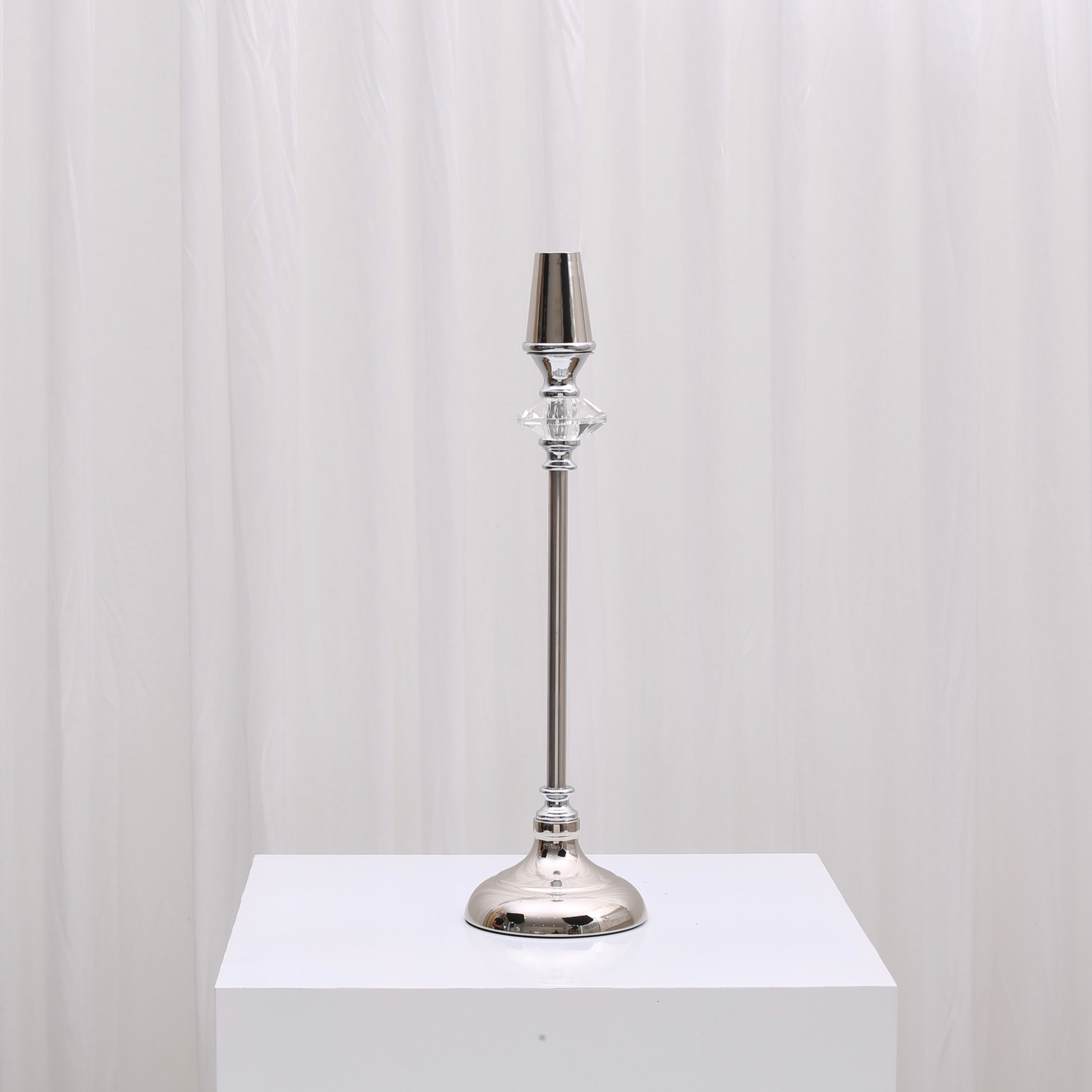 Elena Candlesticks For Hire Medium/ Silver