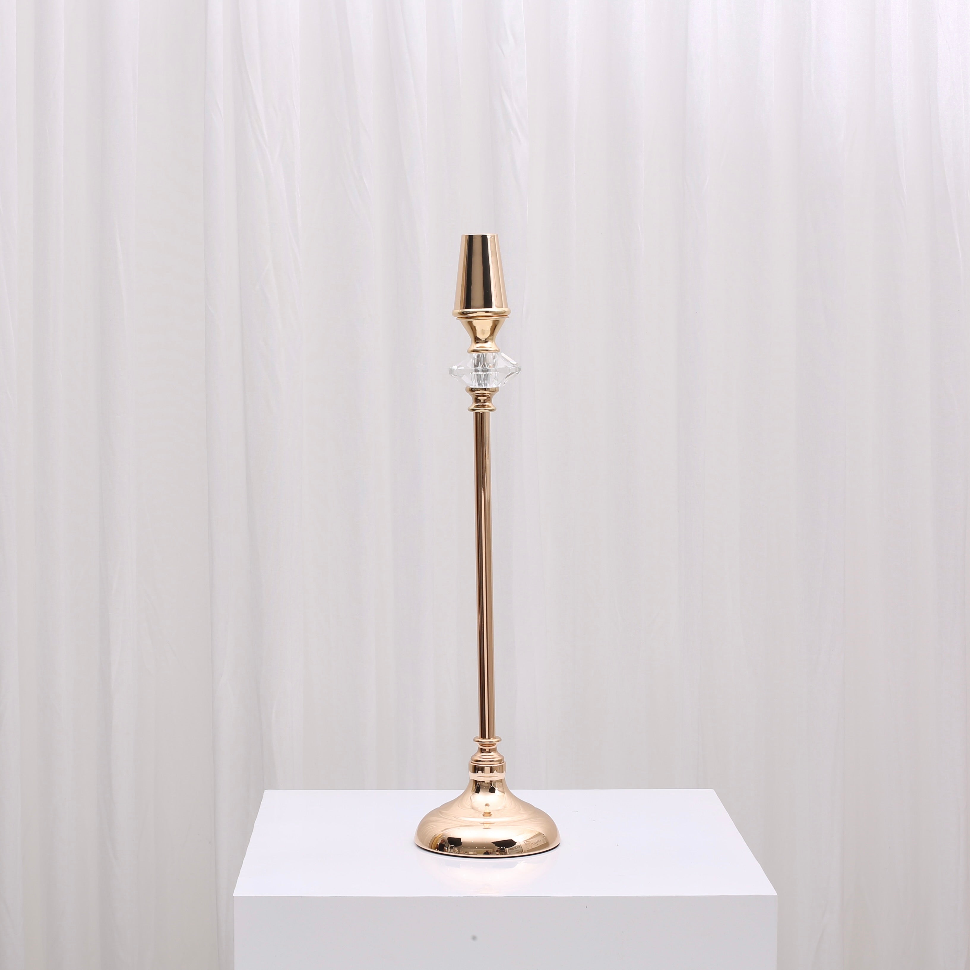 Elena Candlesticks For Hire Large/ Gold