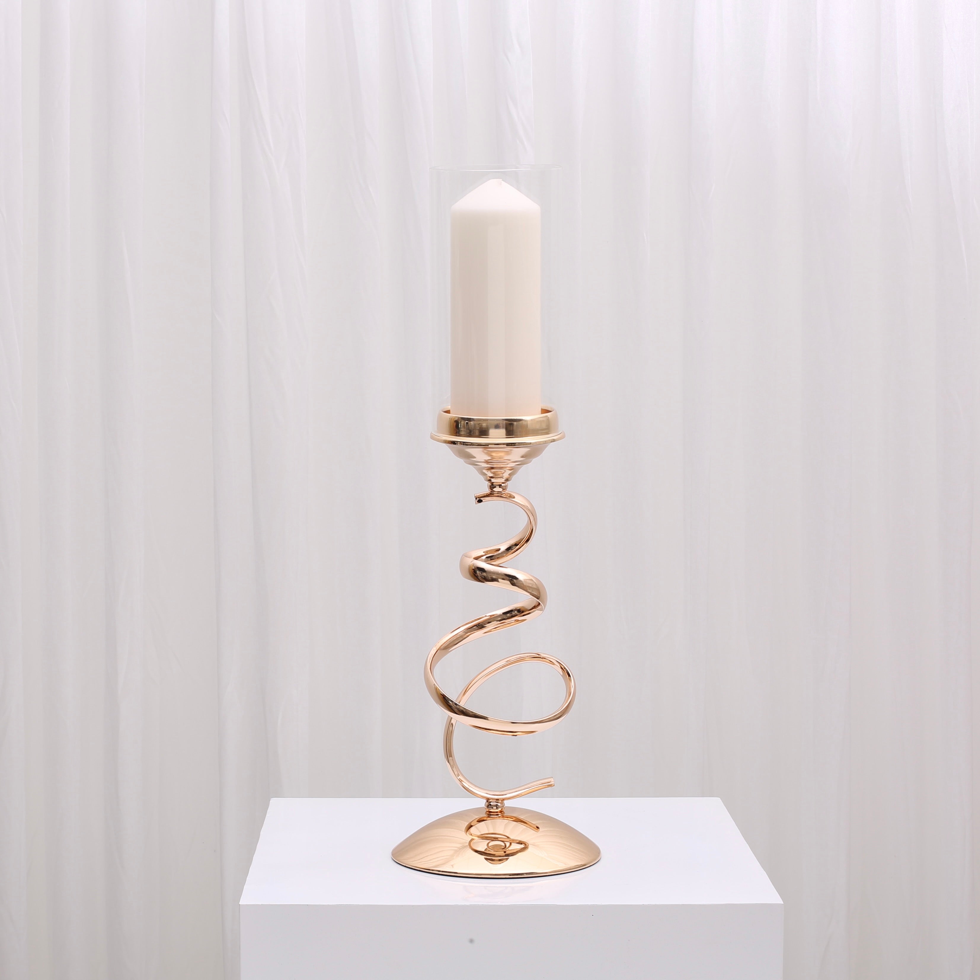 Vivienne Candlesticks For Hire Small/ Gold