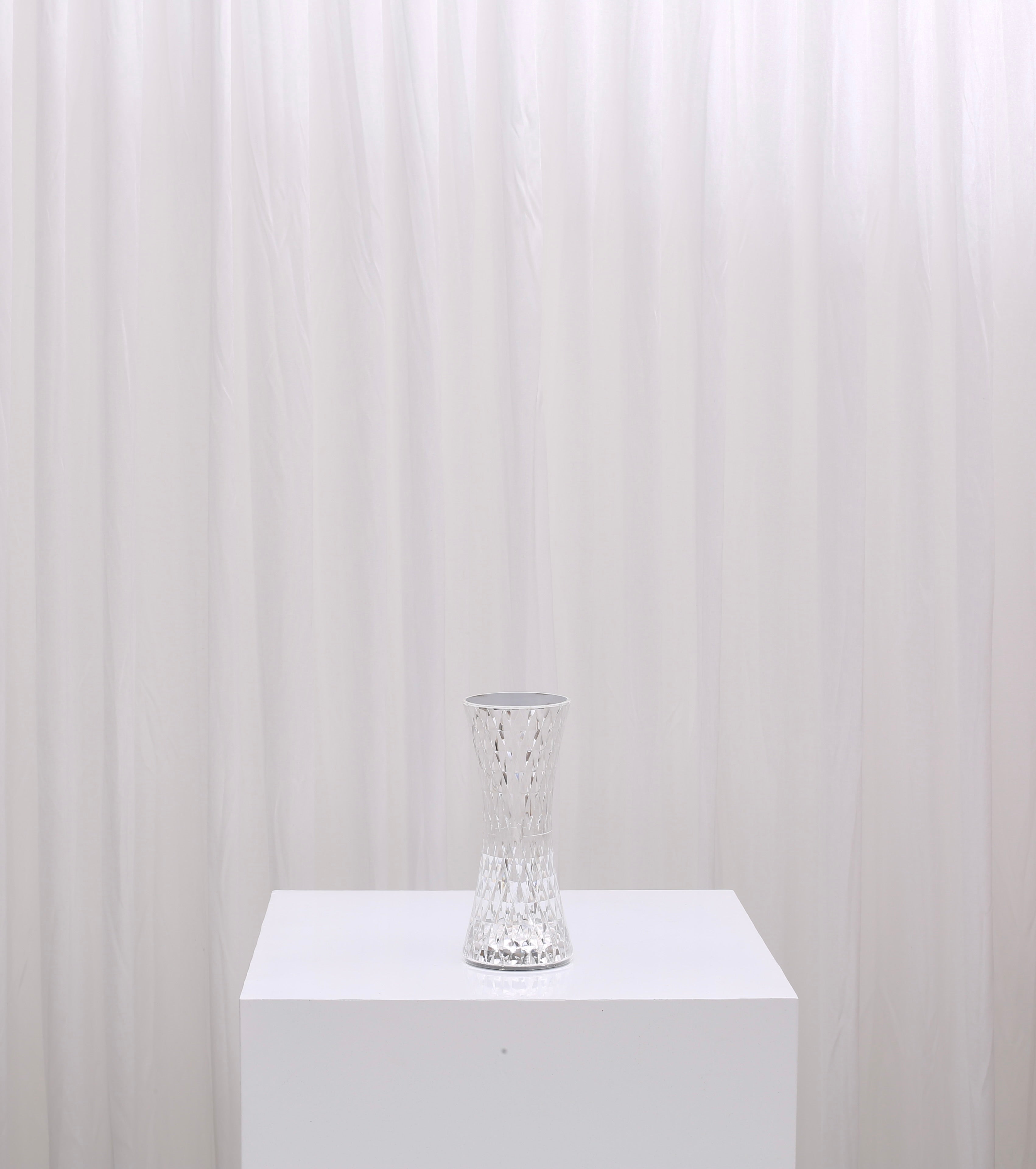 Edith Crystal Vase LED Table Lamps For Hire