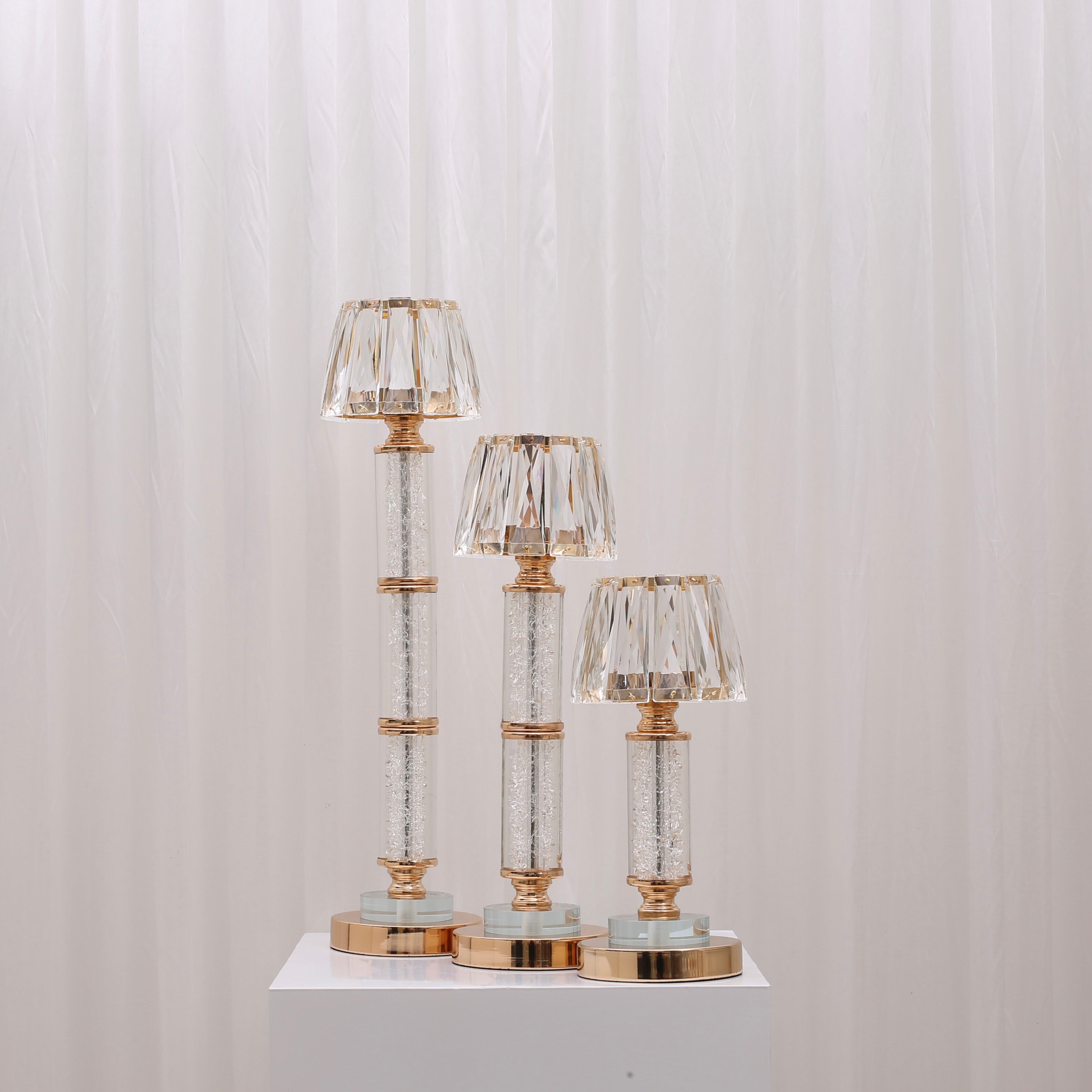 Clara Candleholders For Hire Medium/ Gold