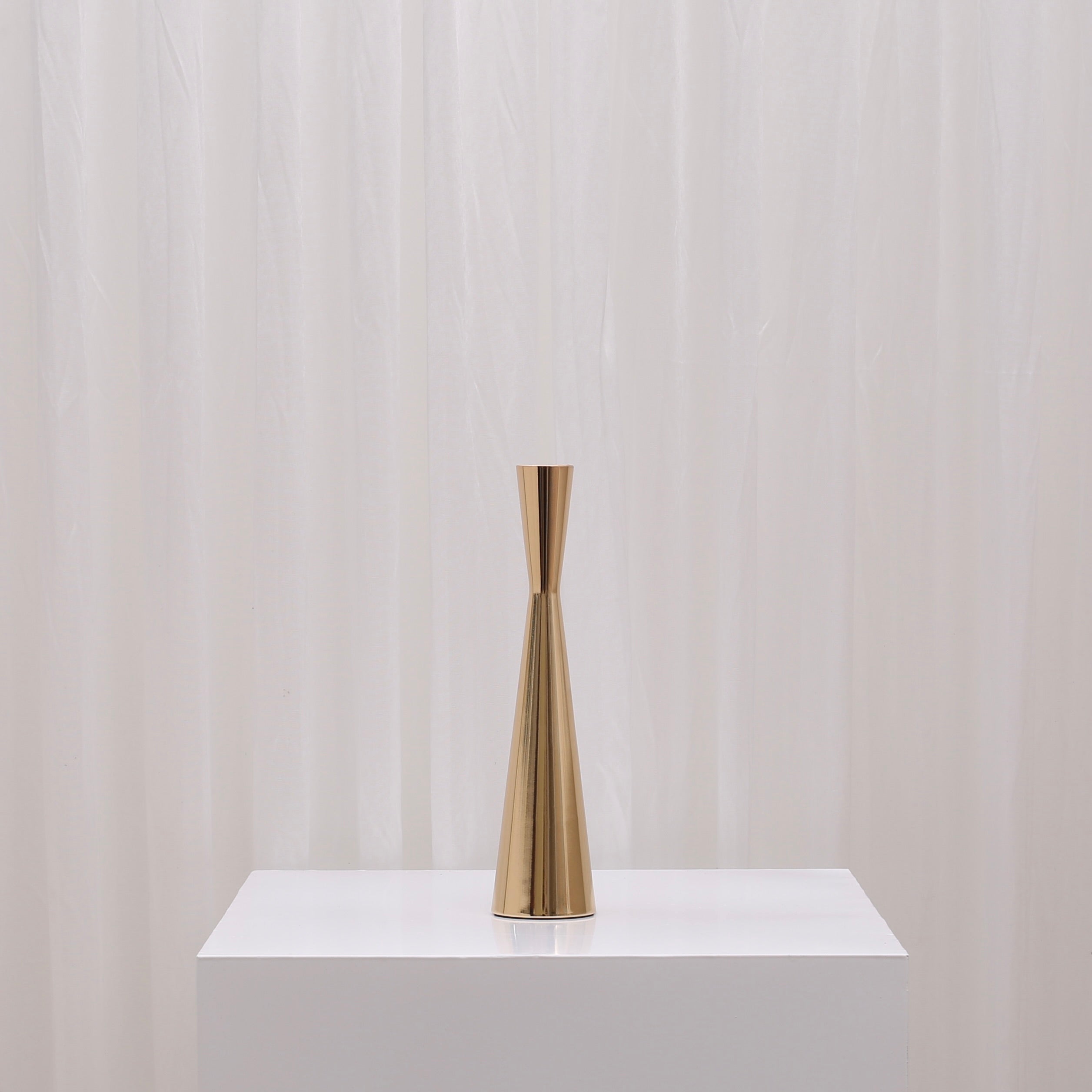 Eva Candlesticks For Hire Large / Gold