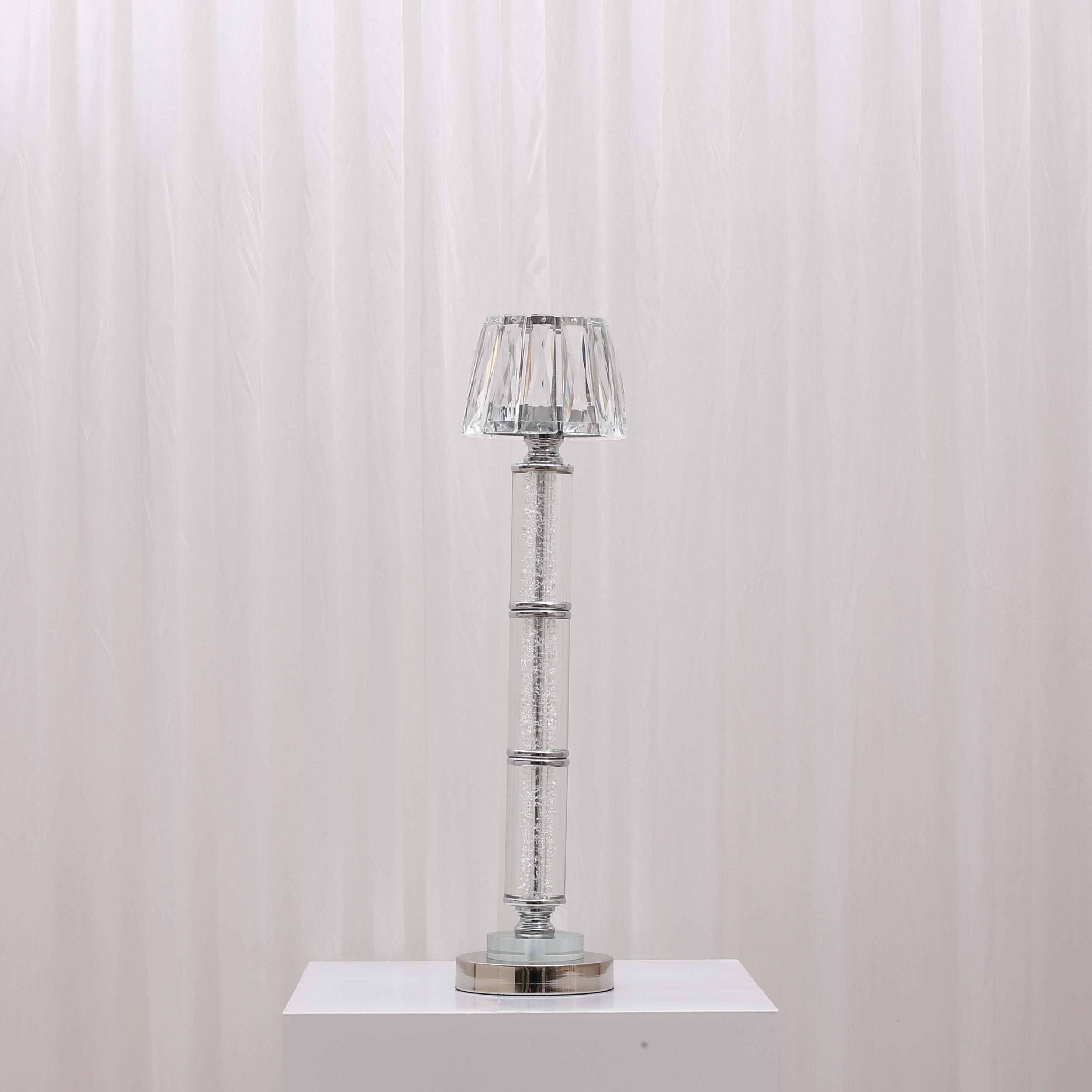 Clara Candleholders For Hire Large/ Silver
