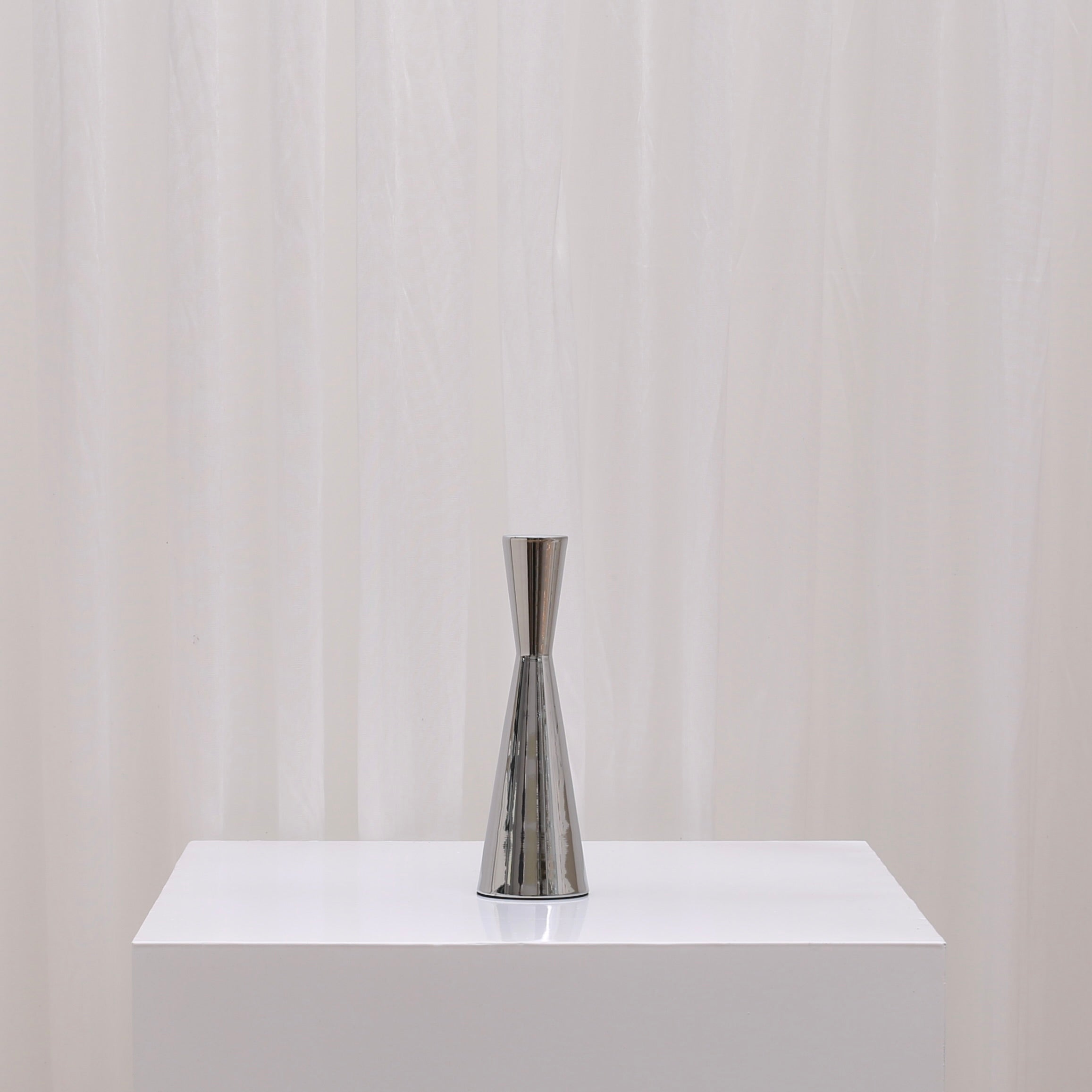 Eva Candlesticks For Hire Small / Silver