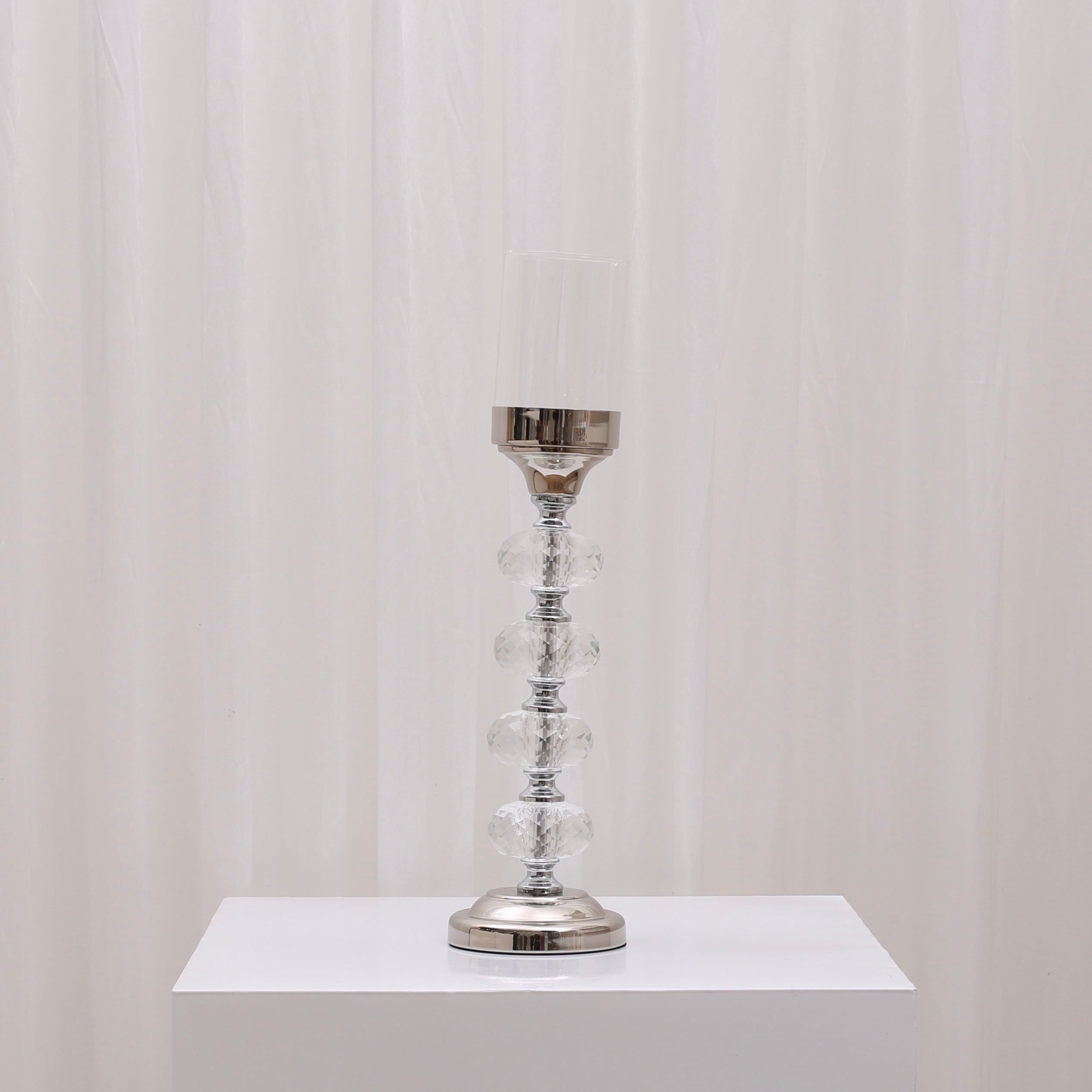 Ana Candlestick For Hire Large/ Silver