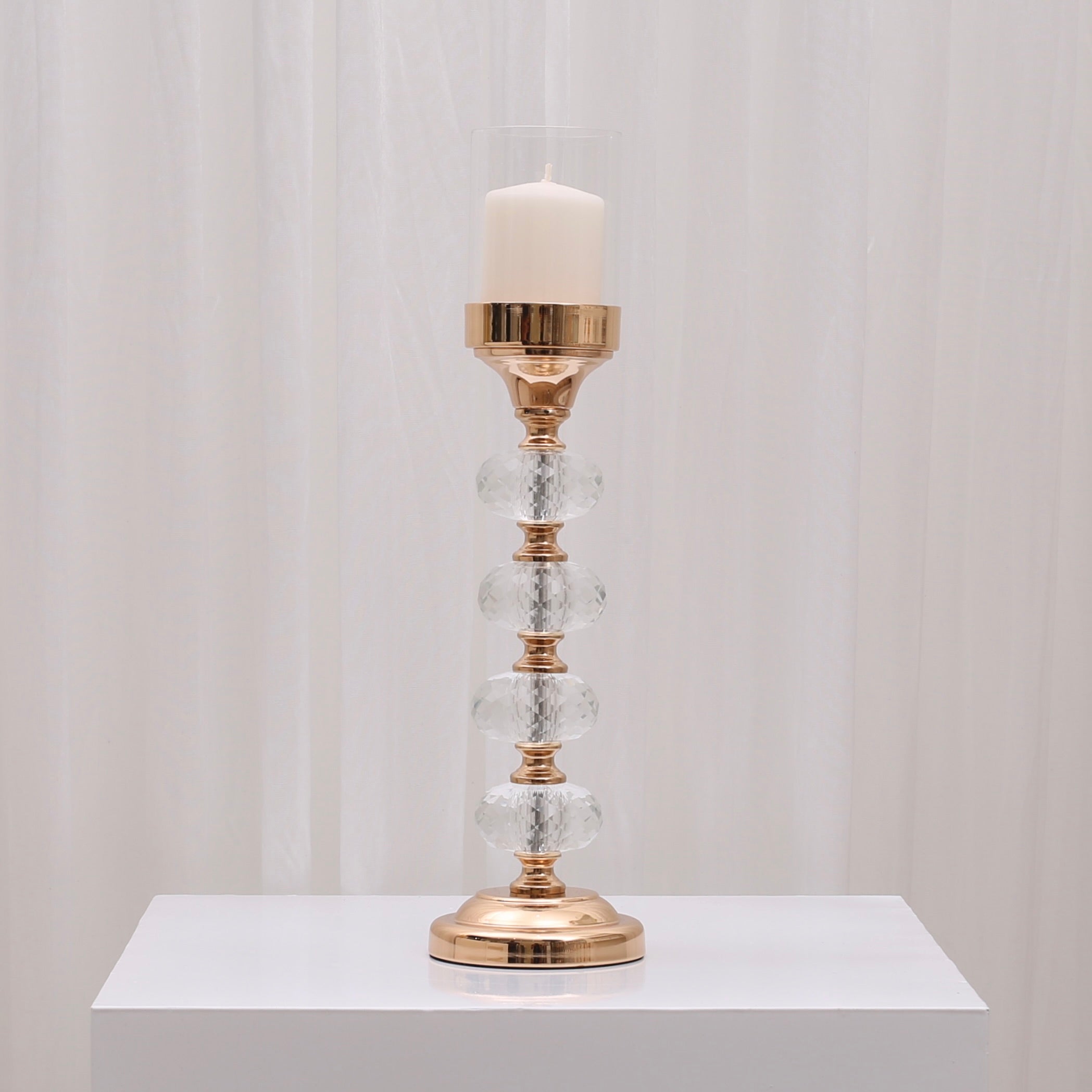 Ana Candlestick For Hire Large/ Gold