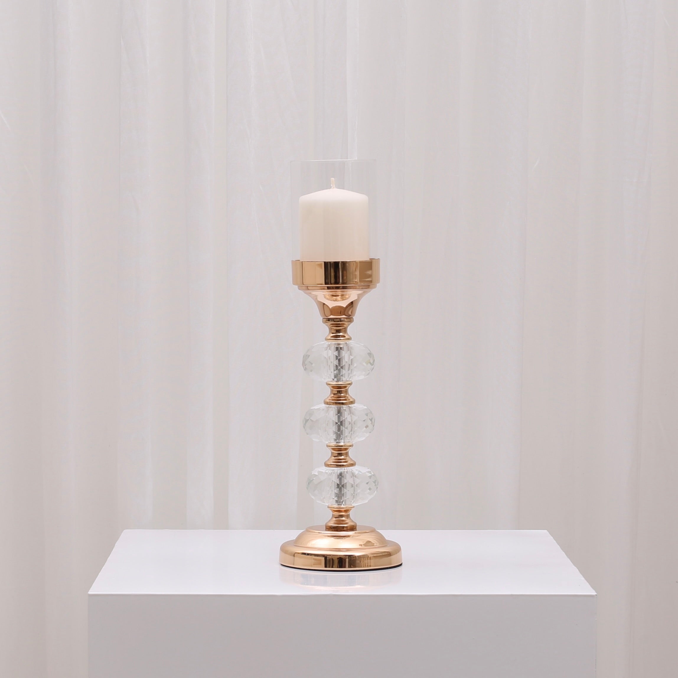 Ana Candlestick For Hire Medium/ Gold