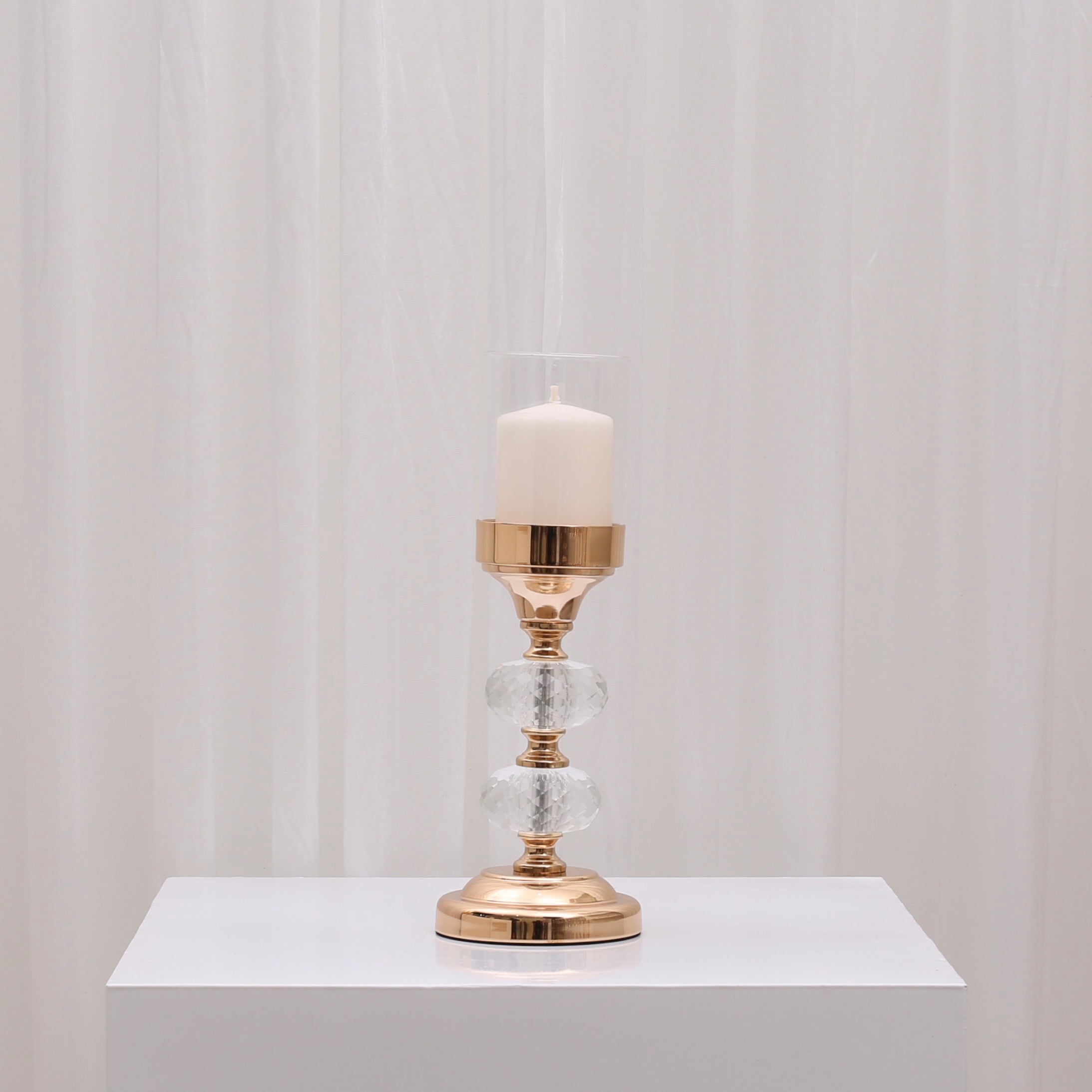 Ana Candlestick For Hire Small/ Gold