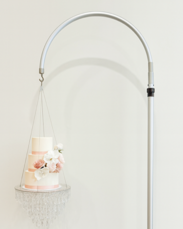 Violet Hanging Chandelier Cake Stand For Hire