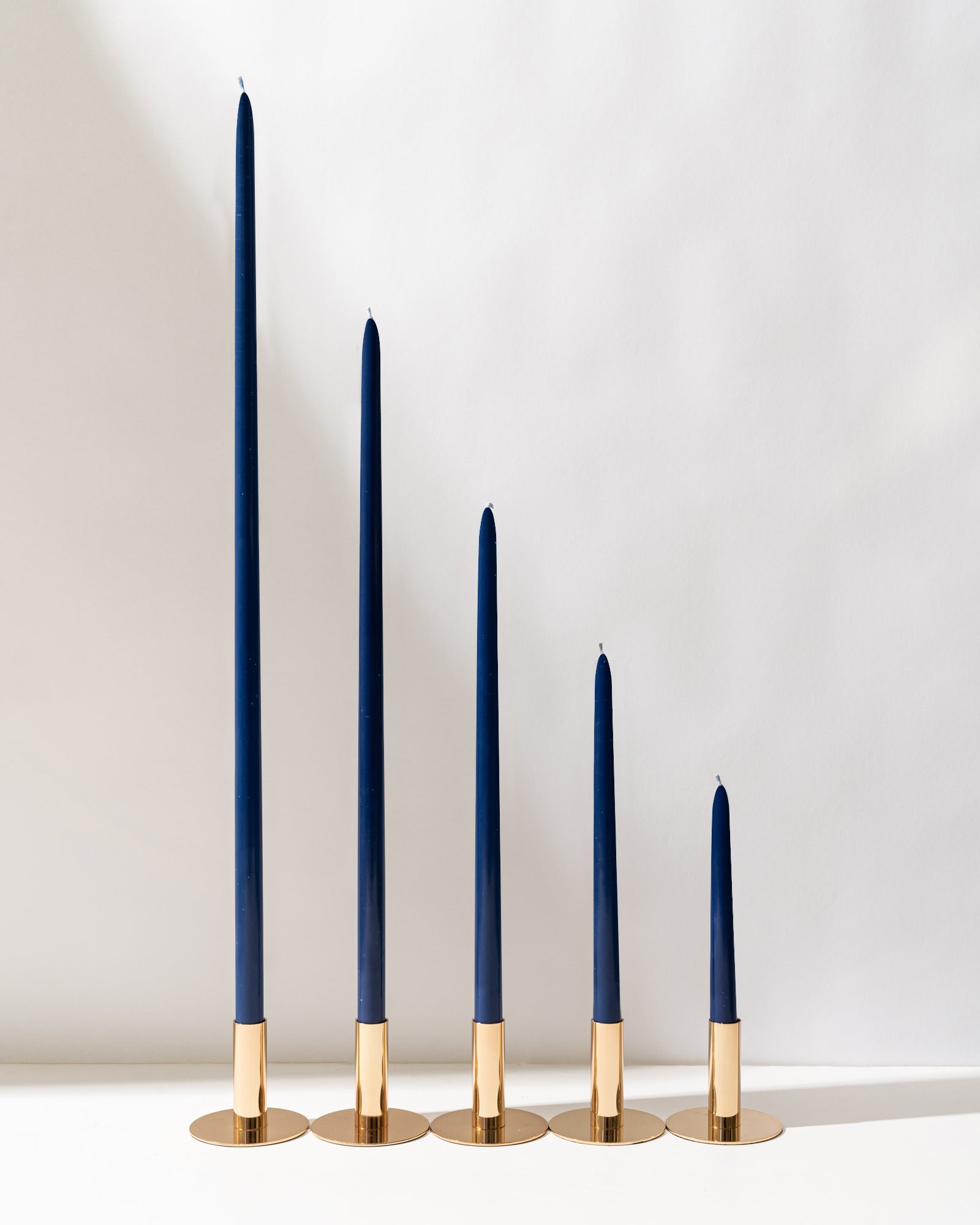 French Navy Taper Candles