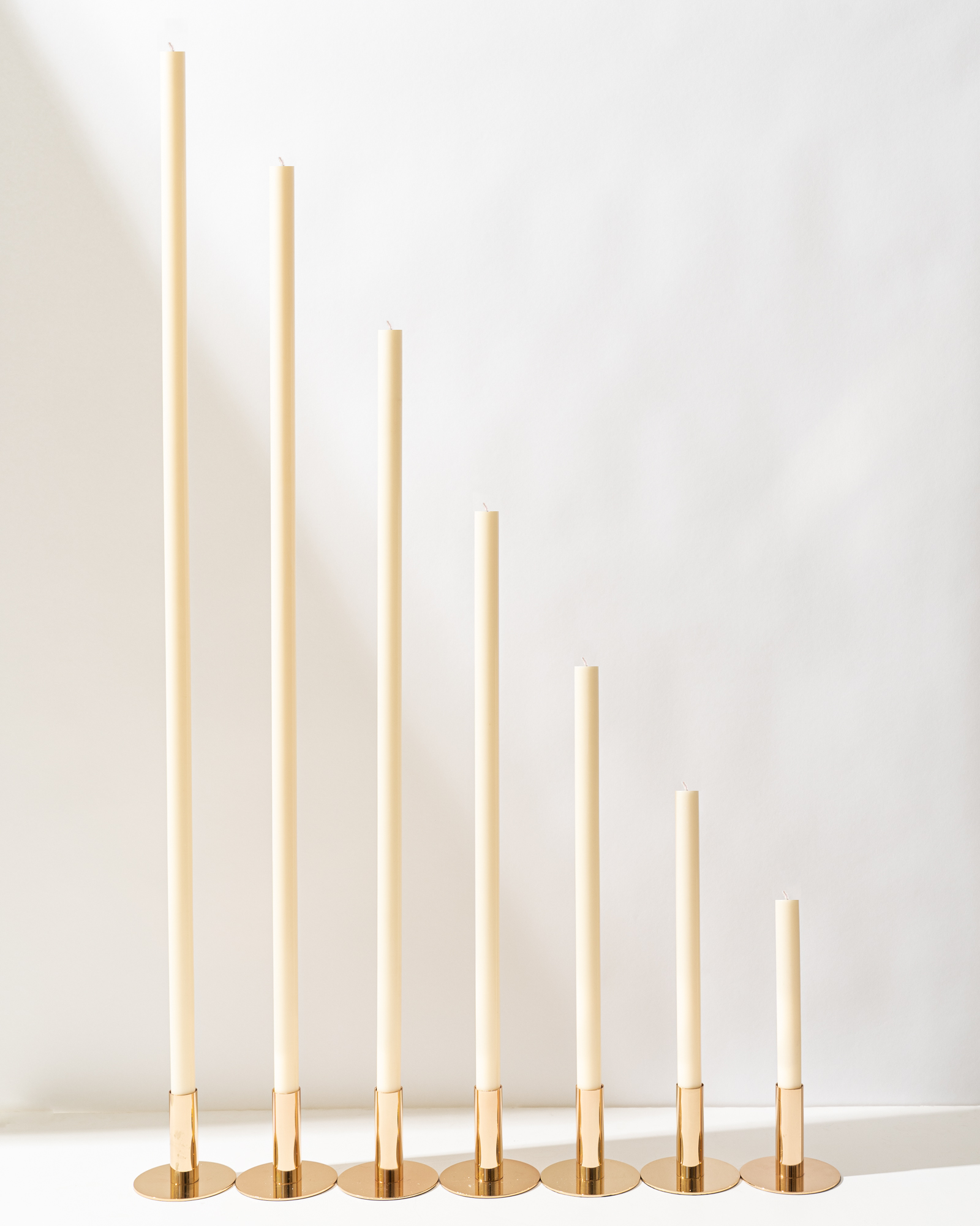 Ivory Cathedral Candles