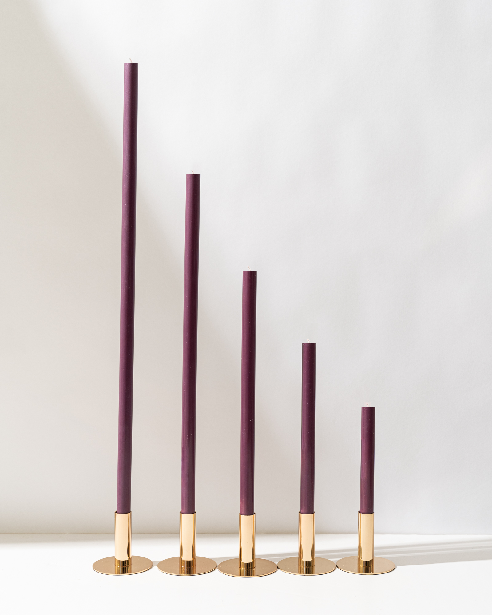 Jam Purple Cathedral Candles