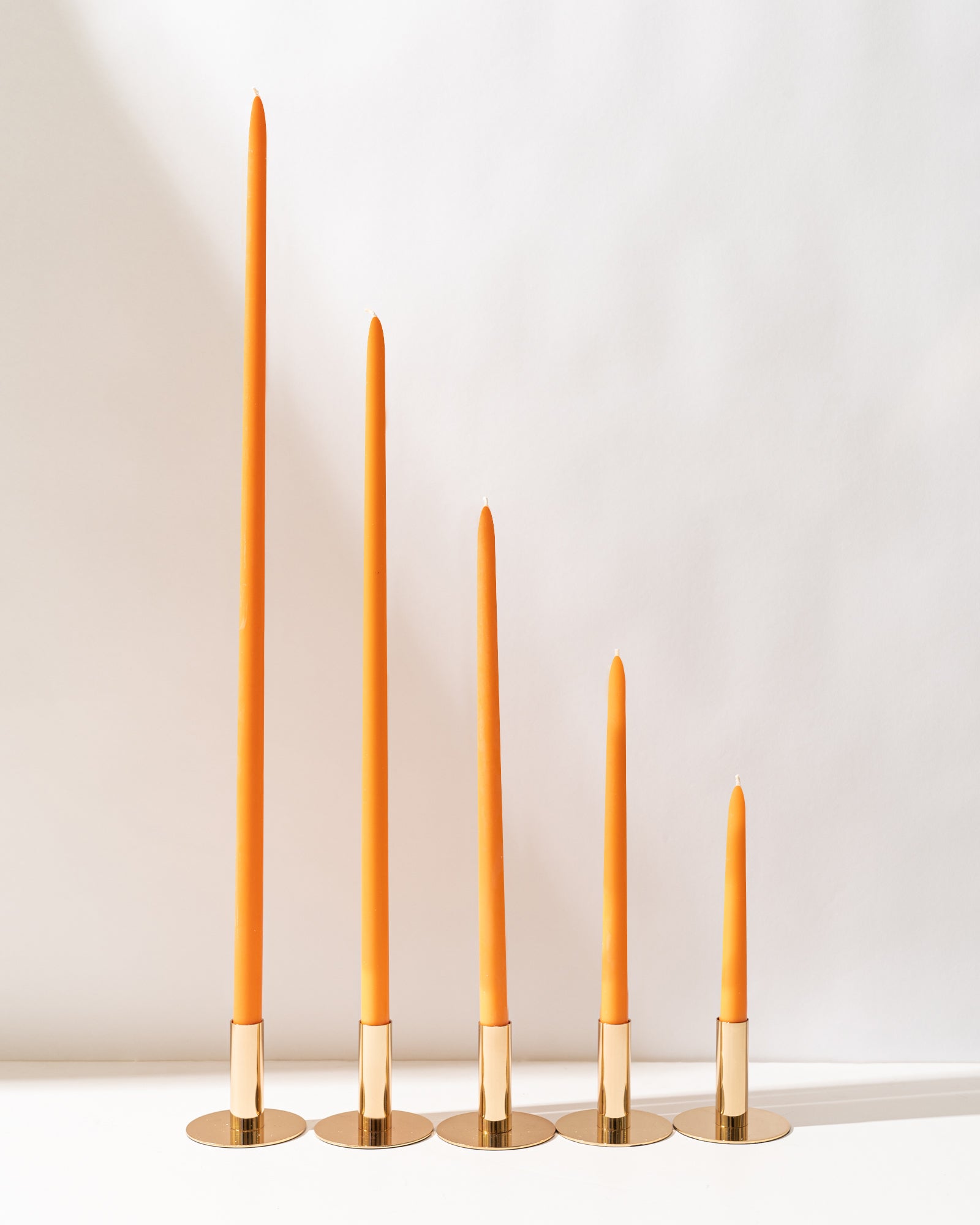 Valencia Orange Taper Candles