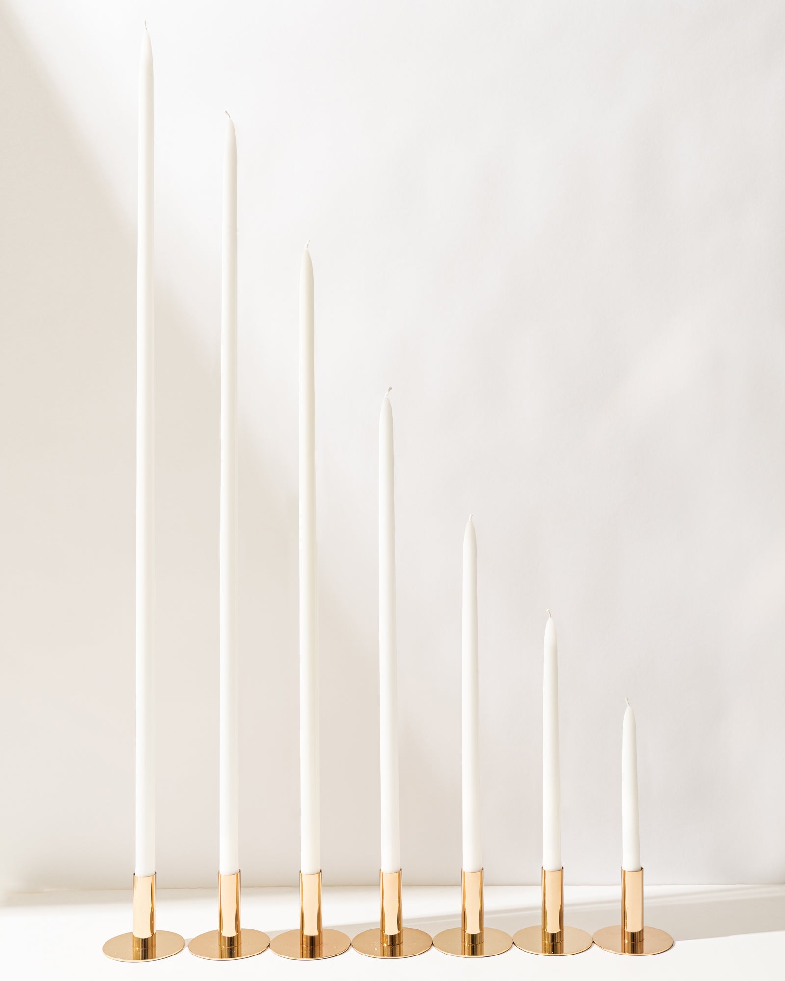 White Taper Candles