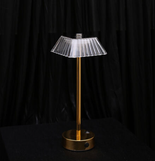 Georgia Luxe LED Gold Accent Lamp For Hire