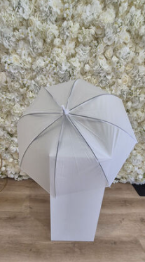 Grace White Umbrella For Hire
