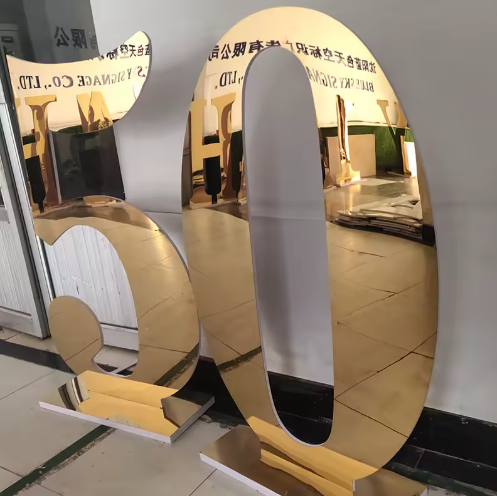 Large Standing Numbers Gold For Hire