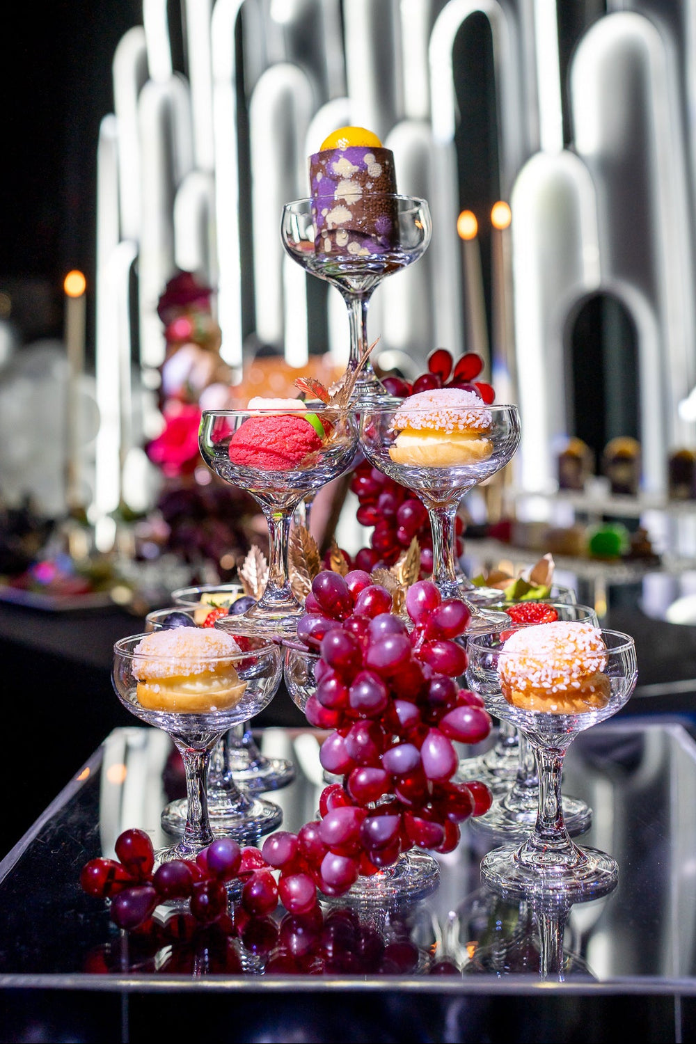 Club Noir corporate event styling by Elysian Event Hire